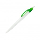 Двухцветная ручка пластиковая с логотипом